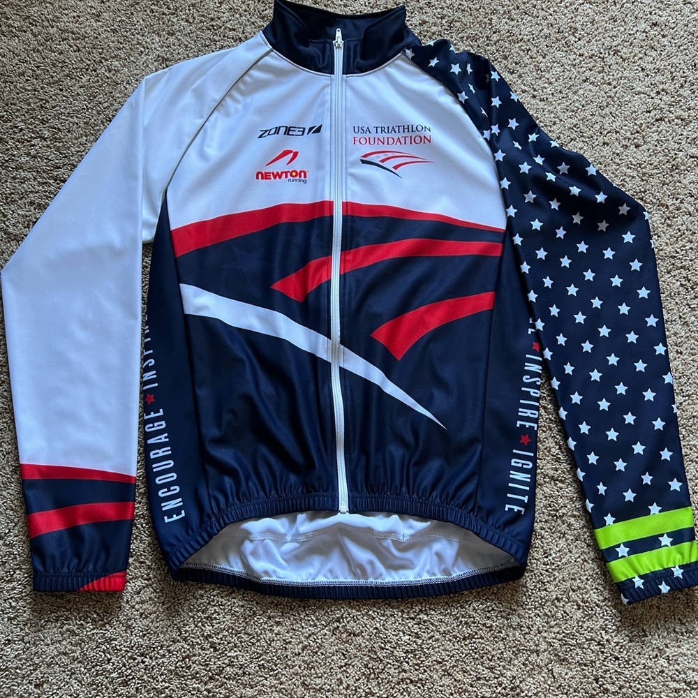 USA Triathlon Foundation- Cycling Jacket Men’s Large